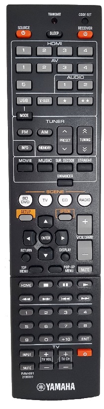 Fdit télécommande de récepteur AV de remplacement RAV523 ZJ66520 AV Récepteur Télécommande pour Fdit télécommande de récepteur AV de remplacement RAV523 ZJ66520 AV Récepteur Télécommande pour